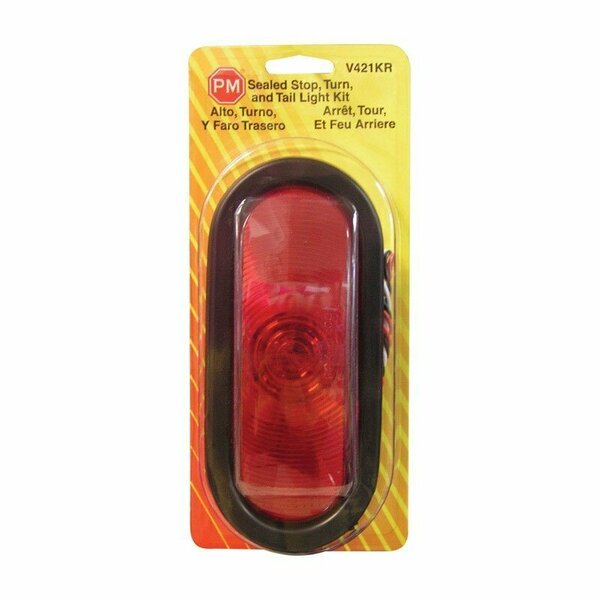 Pm Company Light Oblong Stop/Tail Red V421KR